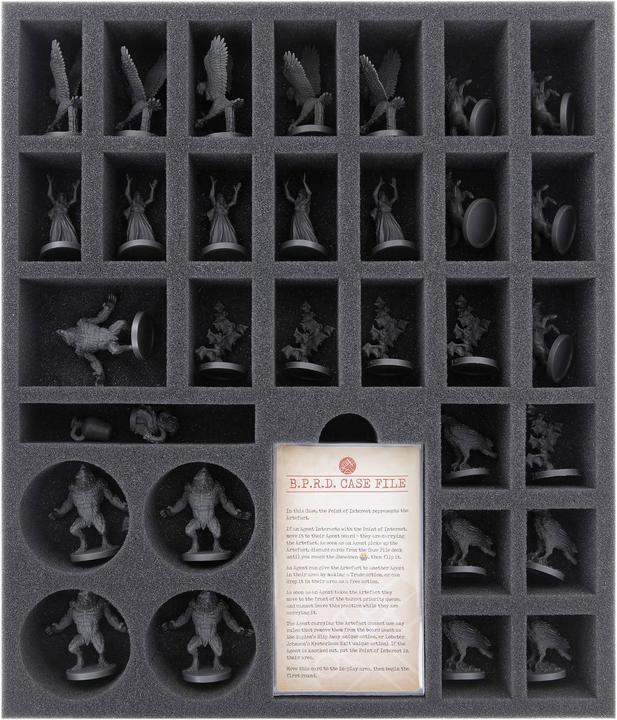 Actual product image Feldherr BG01SET - Foam set for Hellboy: The Board Game Kickstarter Pledge - Bretts (Foam material)