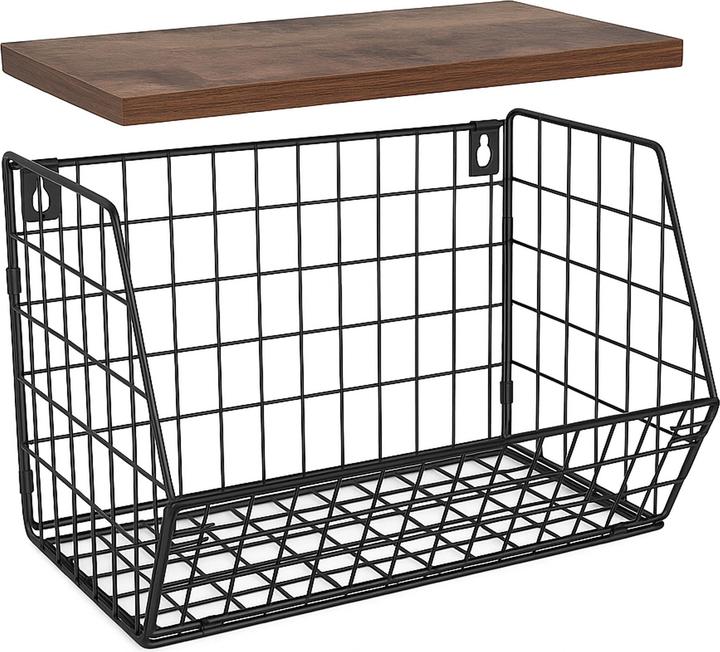 Produktbild Relaxdays Obstkorb Wandregal