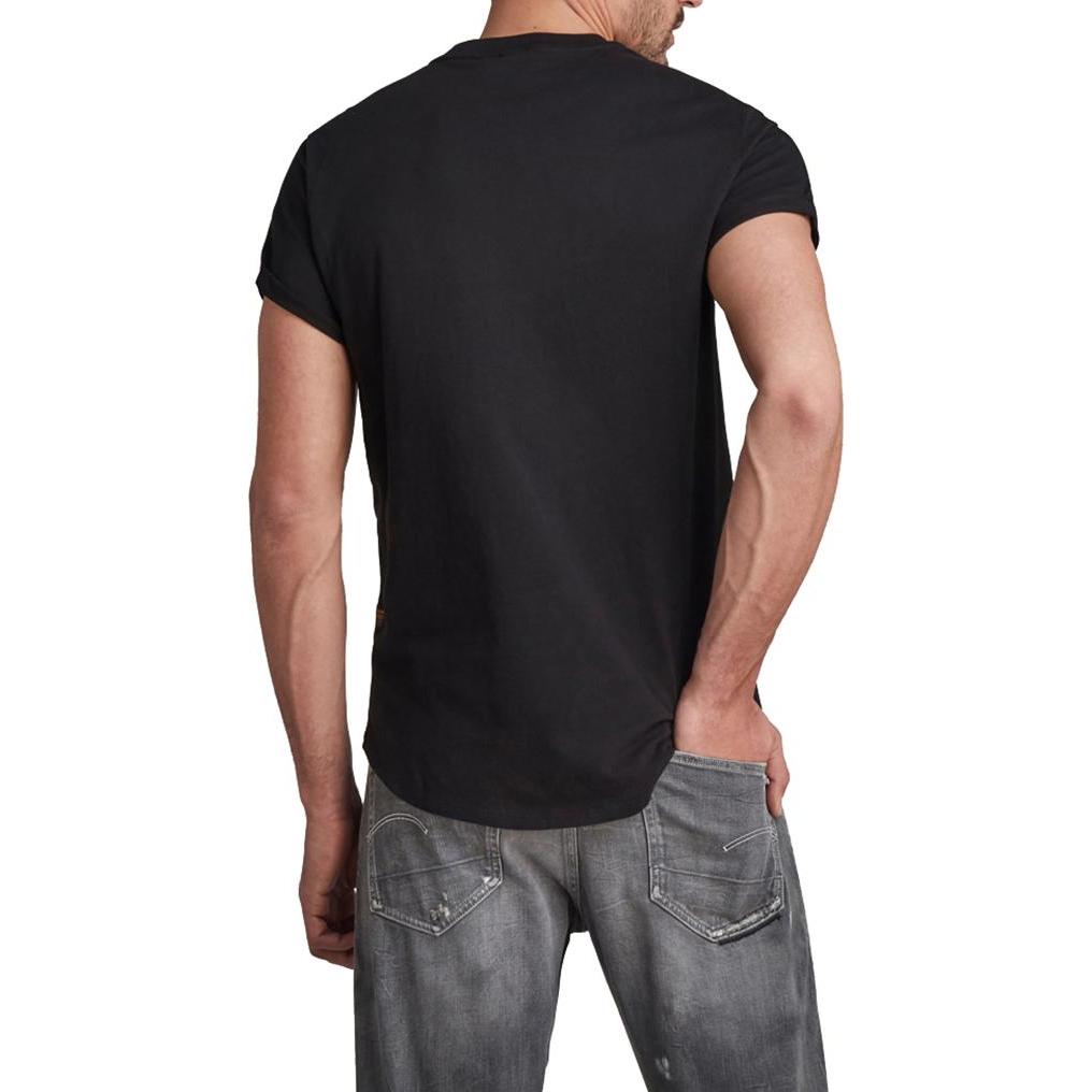 Thumbnail - G-Star, Herren, Shirt, Crew Neck Lash T-Shirt Regular Fit Black, Schwarz, (M)