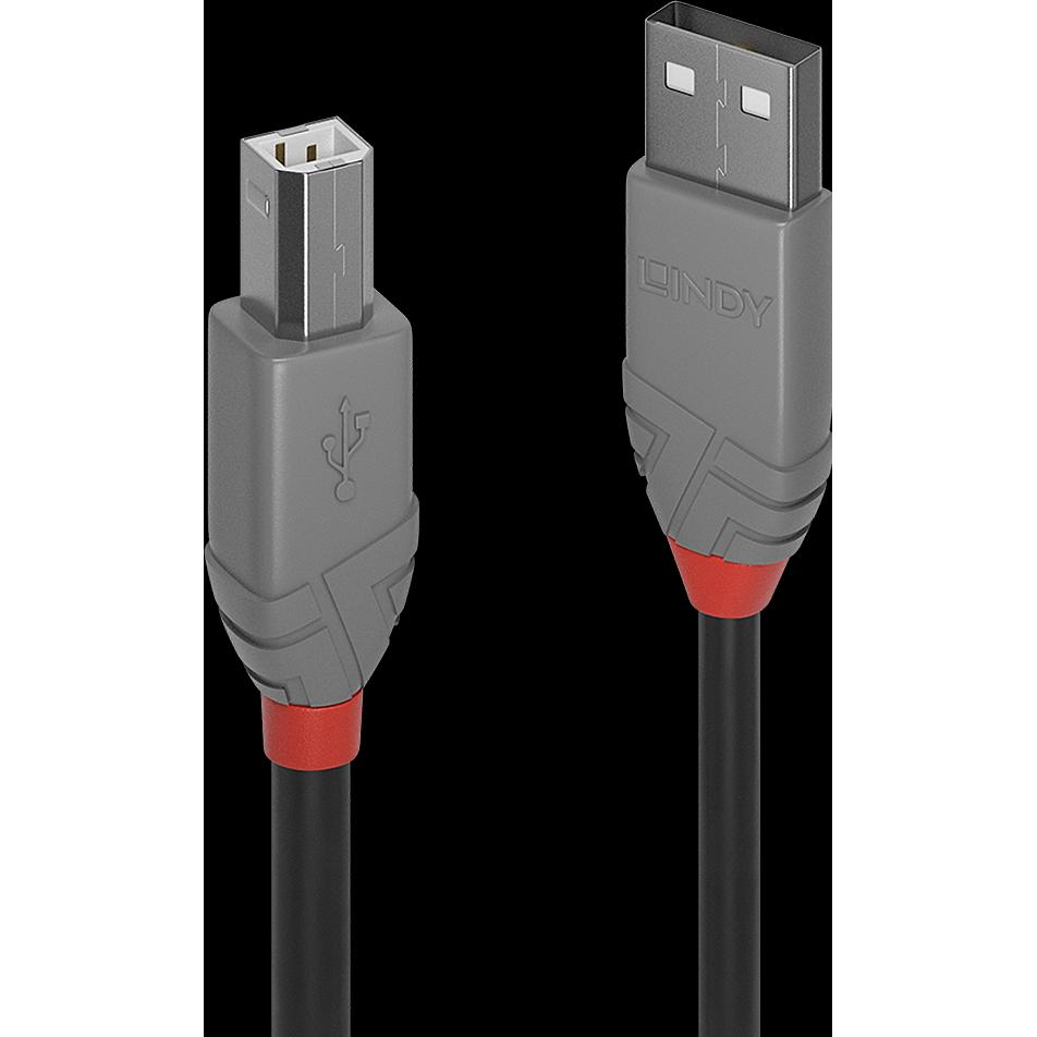 Lindy USB A—Usb B (5 m, USB 2.0), USB Kabel
