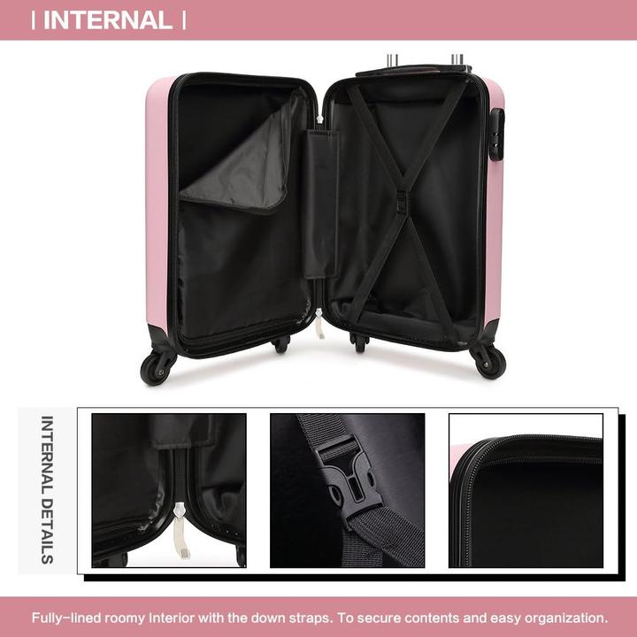 Produktbild Kono Hartschalen-Reisekoffer mit 4 Rollen (85 l)