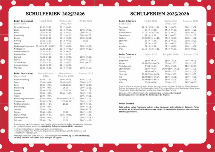 Image du produit Hello Kitty Schülerkalender A5 2026 - 17 Monate ab August 2025 (A5, 1 semaine / 2 pages)