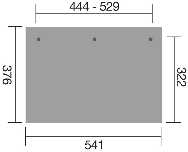 Produktbild Weka Holzbau Terrassenüberdachung 672 Gr.4