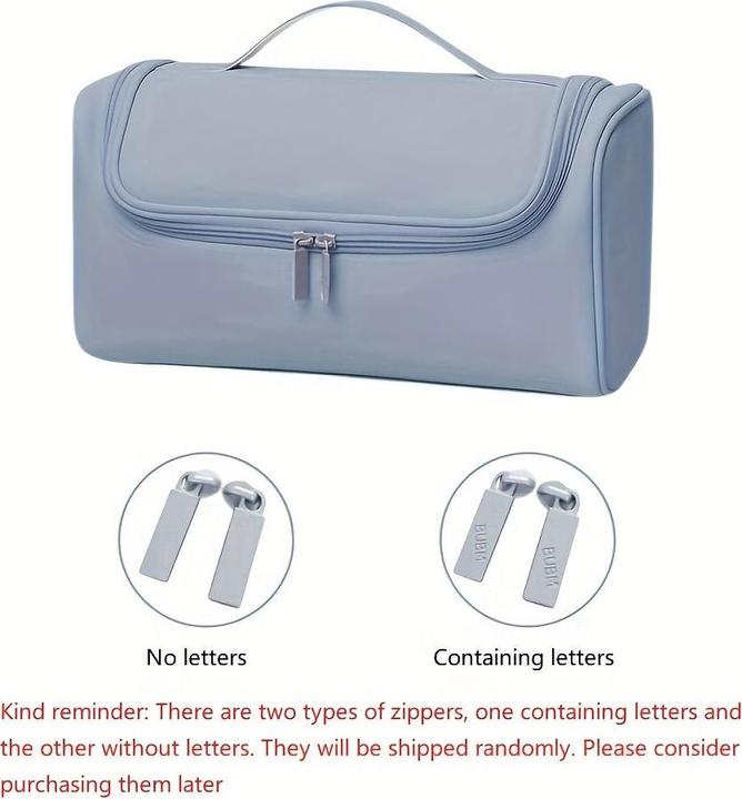 Actual product image Only-Bags.Store Multifunktionale Kosmetiktasche für Haartrockner, Lockenstab, Styling-Tools - PU-Material