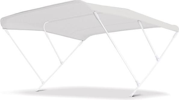 Actual product image Tessilmare Bimini 3 arceaux gris clair alu 200cm
