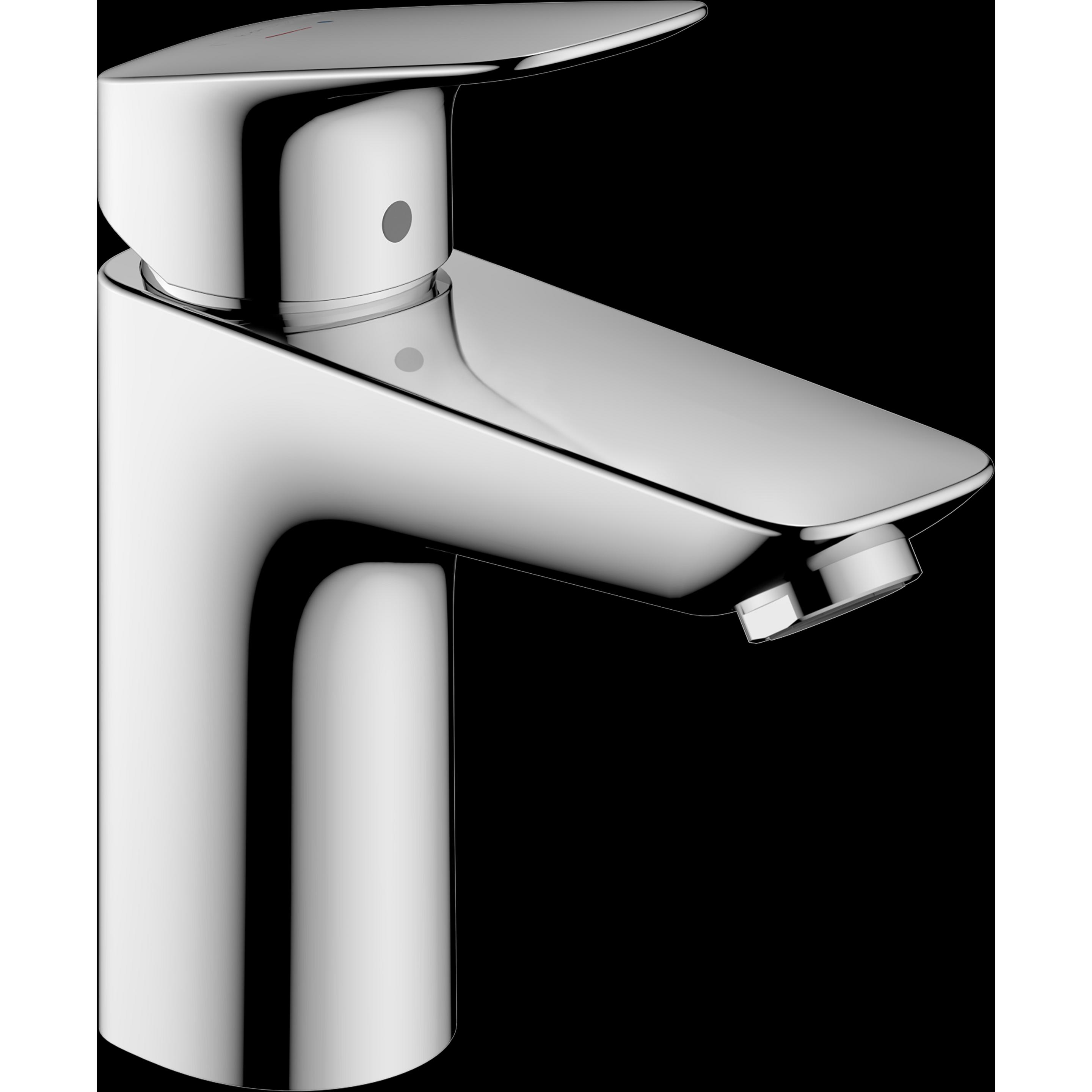 hansgrohe, Badarmatur, Logis Einhebel-Waschtischarmatur 100 CoolStart ohne Ablaufgarnitur