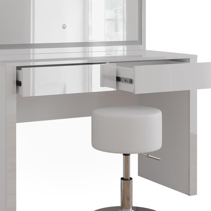 Actual product image Vicco Annabelle with LED mirror and stool (110 x 50 x 75.50 cm)
