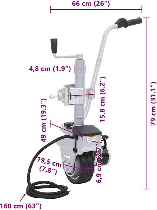 Image du produit vidaXL Stützrad
