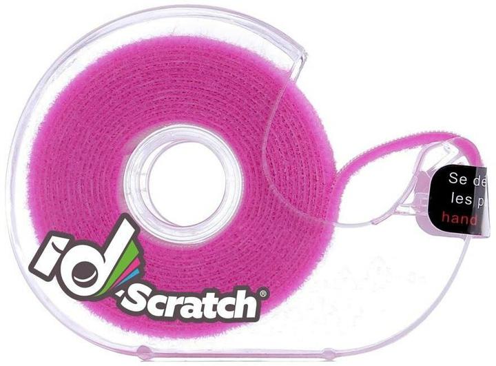 PatchSee Klettband-Box ID-SCRATCH Dispender Box Violett (20 mm, 10 kg)