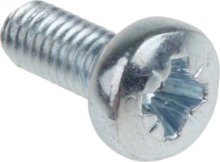 RS PRO Schrauben Linsenkopf Kreuz M4x10mm (100 Schrauben pro Stück)