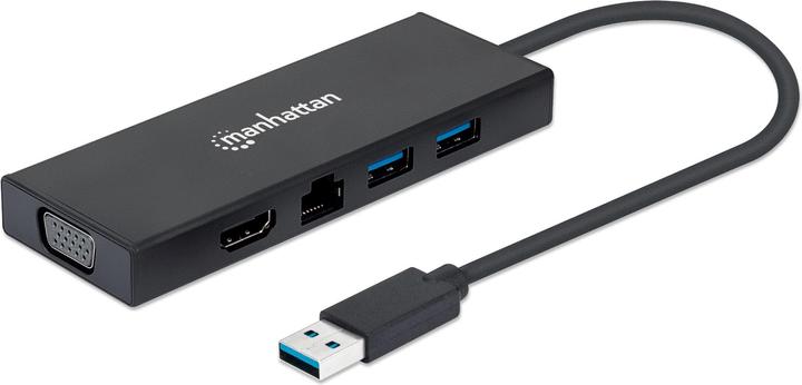 Produktbild Manhattan USB 3.0 auf VGA/HDMI (USB-A, 5 Ports)