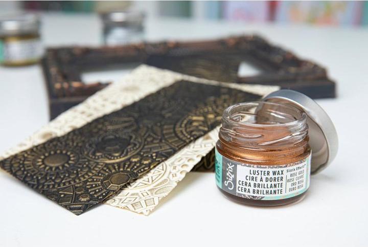 Image du produit Sizzix Cire brillante Effectz or rose 20ml