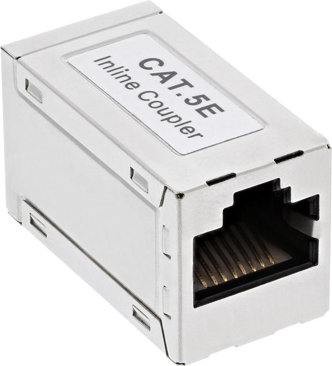 Produktbild InLine Patchkabelkupplung Metall Cat.5e (Netzwerkkabel)