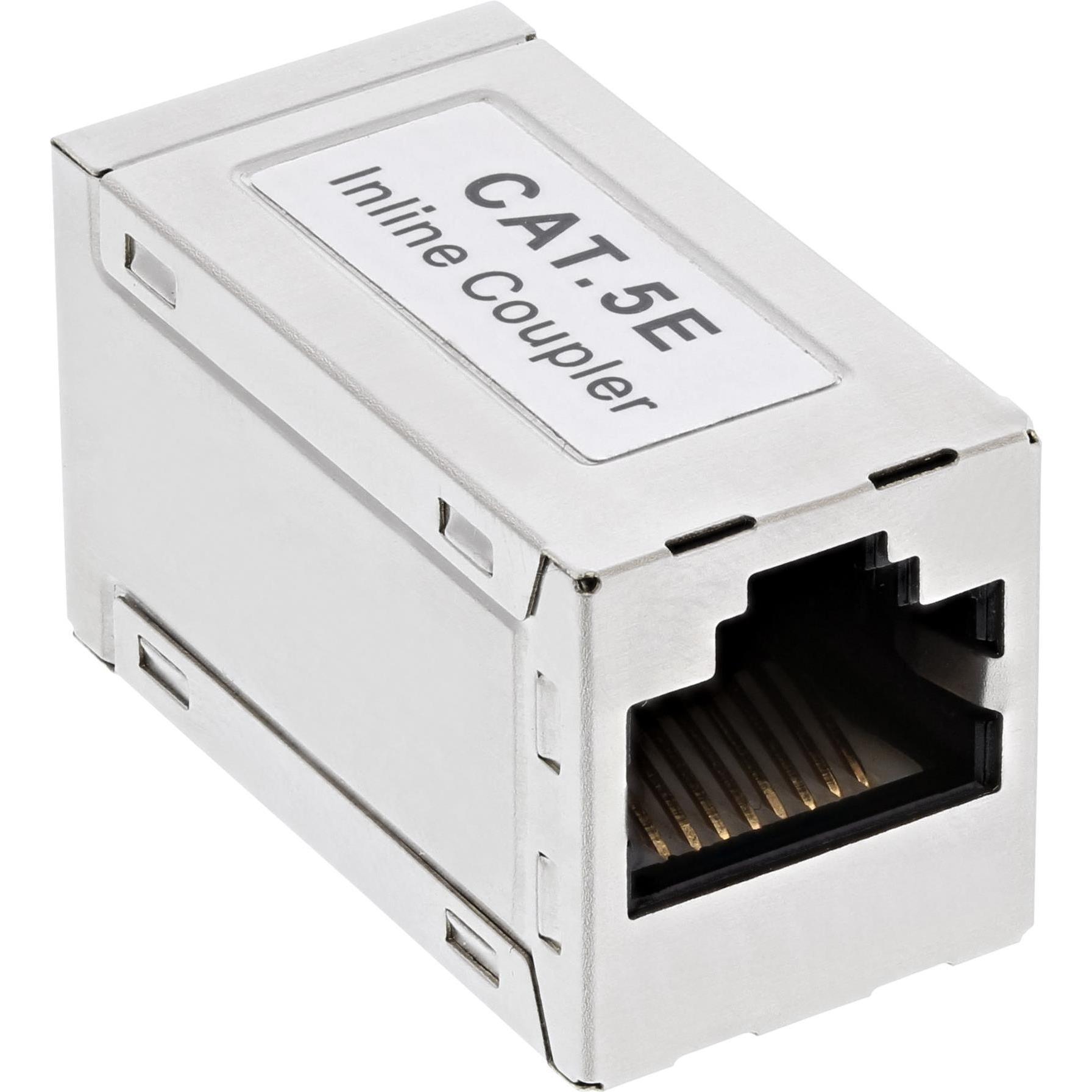 InLine Patchkabelkupplung Metall Cat.5e (S/STP, CAT5e), Netzwerkkabel