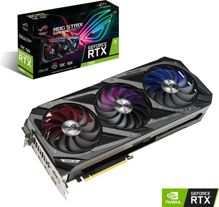 Produktbild ASUS GeForce ROG STRIX RTX 3080 V2 GAMING (10 GB)
