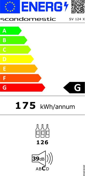 Label énergétique Sibir SCSV124X