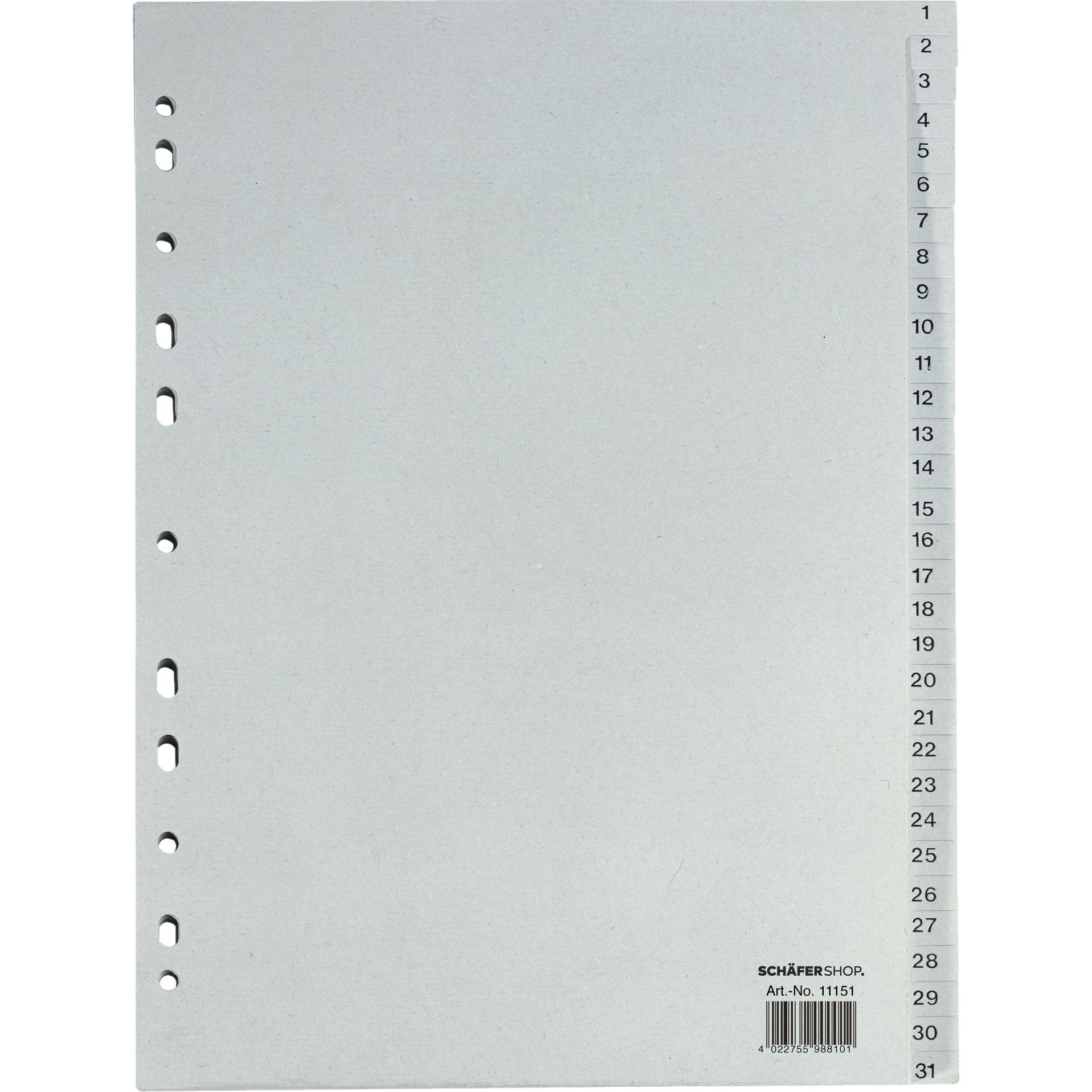 15x 0, Ordner Zubehör, Recycling-Register DIN A4