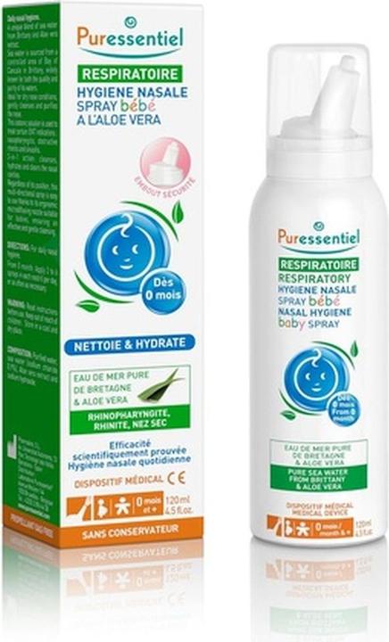 Actual product image Puressentiel Nasal sp Bab aloe ve 120ml (1 Piece)