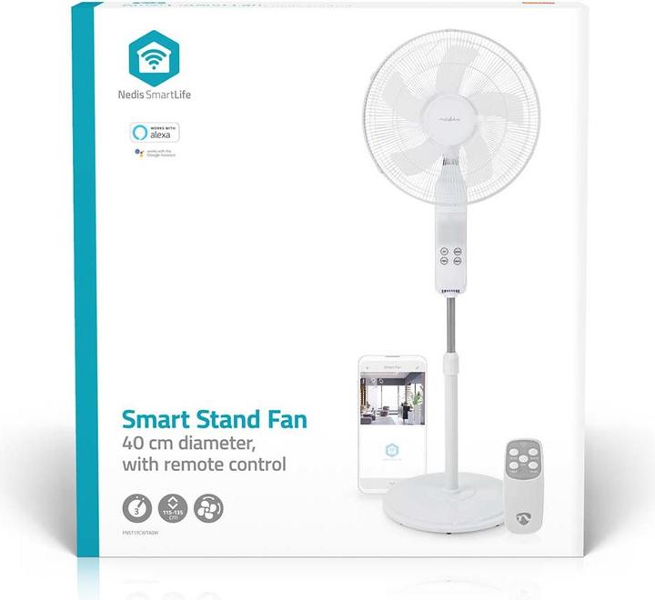 Actual product image Nedis SmartLife Fan | Wi-Fi | 400 mm | Adjustable