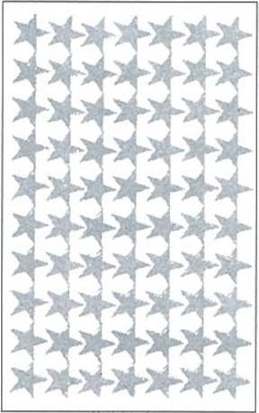 Produktbild BSB-Obpacher Aufkleber Deco Sticker Sterne silber mini