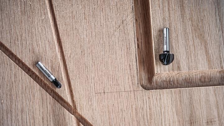 Produktbild Bosch Professional Zubehör Hohlkehlfräser, 8 mm, R1 10 mm, D 20 mm, L 12,4 mm, G 46 mm