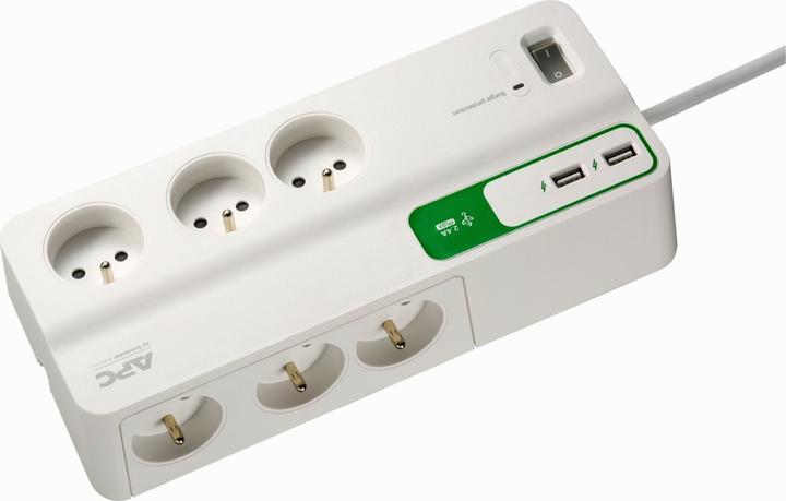 Productafbeelding APC SurgeArrest Essential - overspanningsbeveiliging (6 x, CEE 7/5, 2 m)