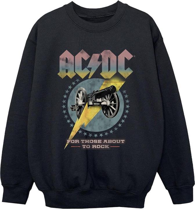 Produktbild AC/DC For Those About To Rock Sweatshirt Jungen (140, 146)
