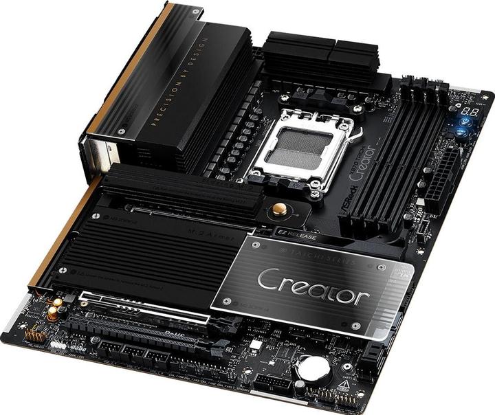 Image du produit AsRock X870 Taichi Creator AM5 ATX HDMI/USB-C DDR5 (AM5, AMD X870, ATX)