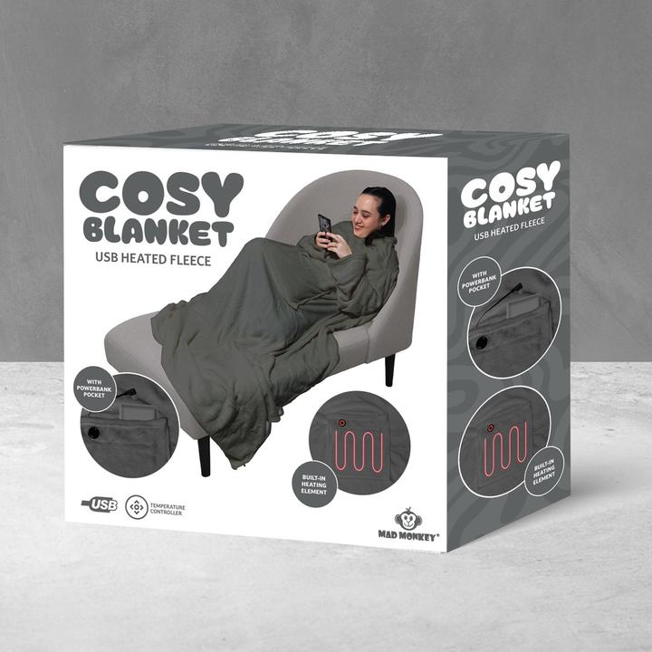 Produktbild Mad Monkey Beheizte Decke Grau