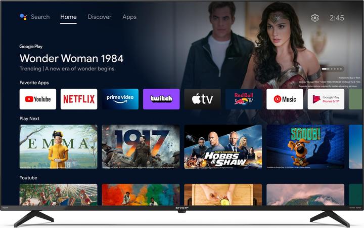 Actual product image Sharp 55FN2EA (55", FN2, LED, UHD, 2022)