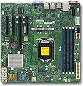 Actual product image Supermicro X11ssm-F: Lga1151, E5-1200v5 (LGA 1151, Intel C236, mATX)