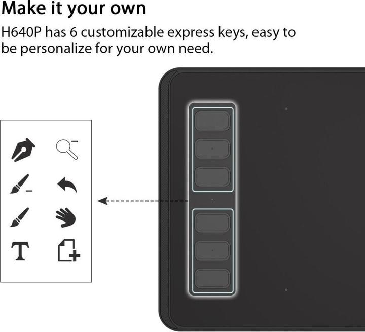 Produktbild Huion H640P (5080 lpi)