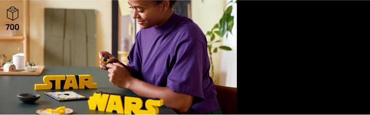 Actual product image LEGO Star Wars™ logo made from bricks (75407, LEGO DC)