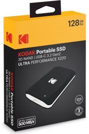 Produktbild Kodak SSD 3.2Gen2 X220 128GB Portable (0.13 TB)