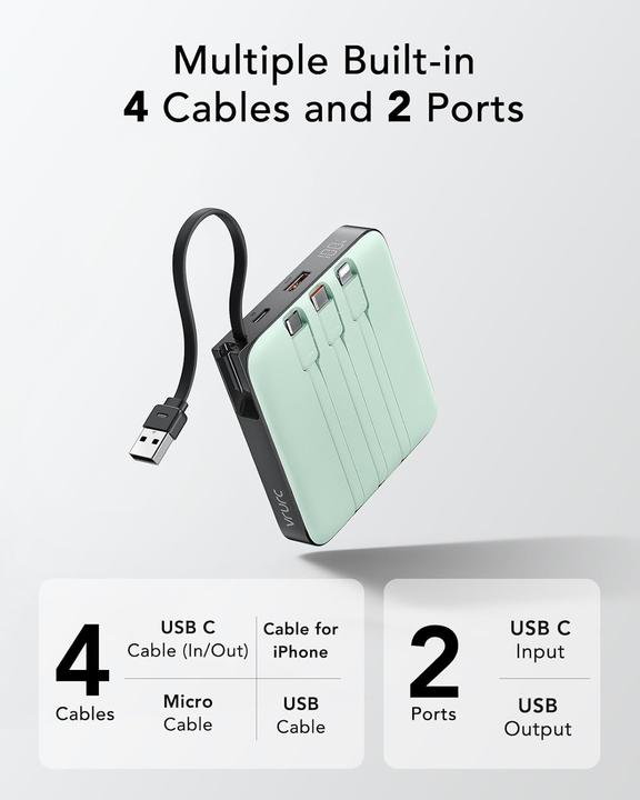 Actual product image Vrurc Powerbank mit Schnellladefunktion (22.50 W)