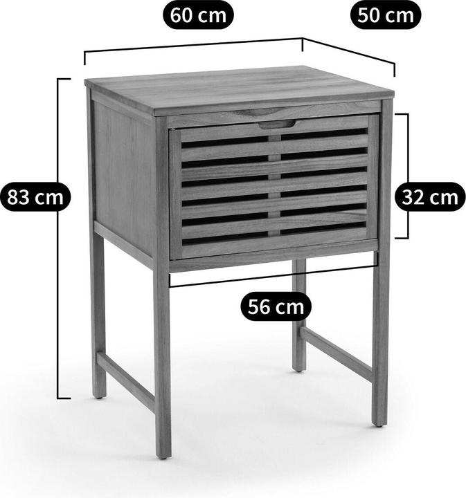 Actual product image La Redoute Interieurs Haumea (60 x 50 x 83 cm)