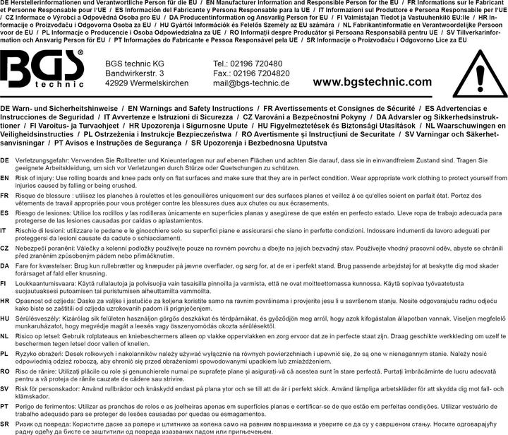 Produktbild BGS Sitz- und Liege-Montageroller