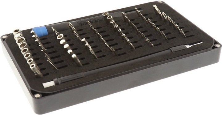 Produktbild iFixit Mako Precision Bit Set (1, 2, PH00, TR6, 0.9 mm, TR9, T3, P6, TR8, PH2, 5.5 mm, Y0, 1.5mm, 0.7 mm, 1.3 mm, PH1, P5, T TR 20, PH0000, T2, PH0, 3 mm, Y 000, 5 mm, Y 1, T TR 25, J 1, Y 00, 2.5 mm, 1mm, J 000, 3.5 mm, 4.5 mm, T TR 15, 2 mm, T5, J 00, TR7, T TR 10, J 0, T4, P2, 4 mm)
