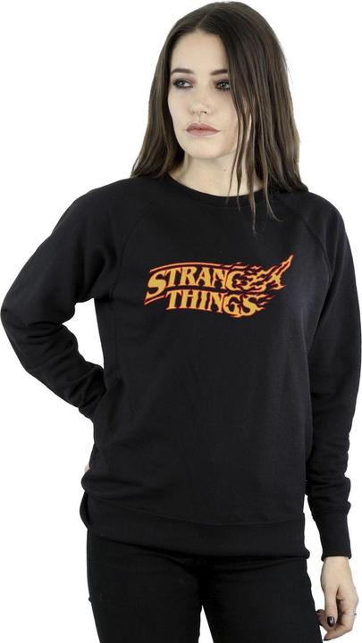 Immagine prodotto Netflix Stranger Things Logo Breaking Felpa Donna (L)