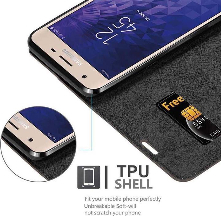 Image du produit Cadorabo Book Couverture magnétique invisible (Samsung Galaxy J3 (2018))