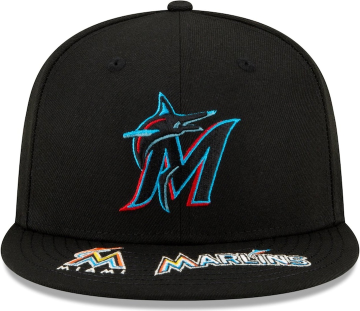 Produktbild New Era 59Fifty Cap - GRAPHIC VISOR Miami Marlins - 7 1/8 (7 1/8)