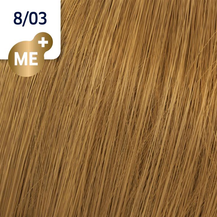Actual product image Wella Koleston Perfect Me+ Pure Naturals (8/03 light blonde natural-gold)