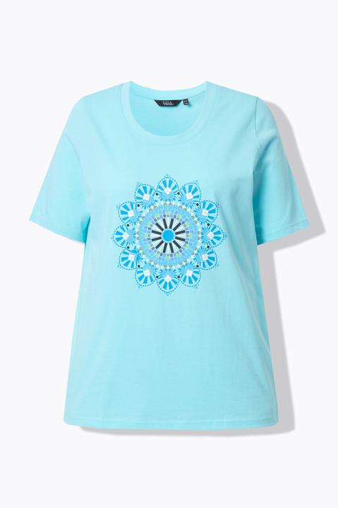 Actual product image Ulla Popken Mandala Short Sleeve Tee (60)