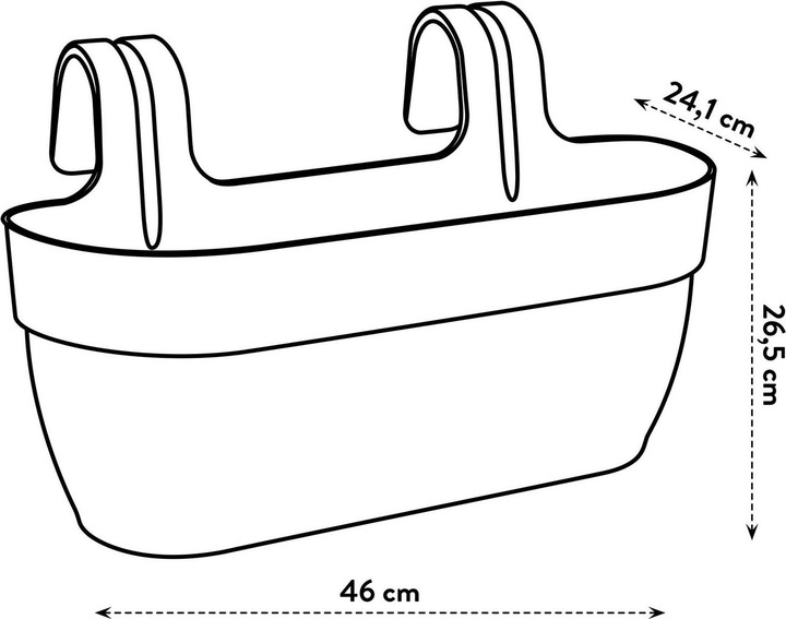 Actual product image Elho Vibia Campana Easy Hanger L (46 cm)
