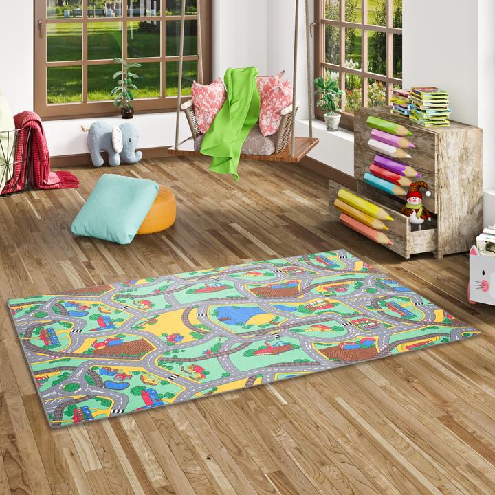 Immagine prodotto Snapstyle Kinder Spiel Strassenteppich (200 x 300 cm)