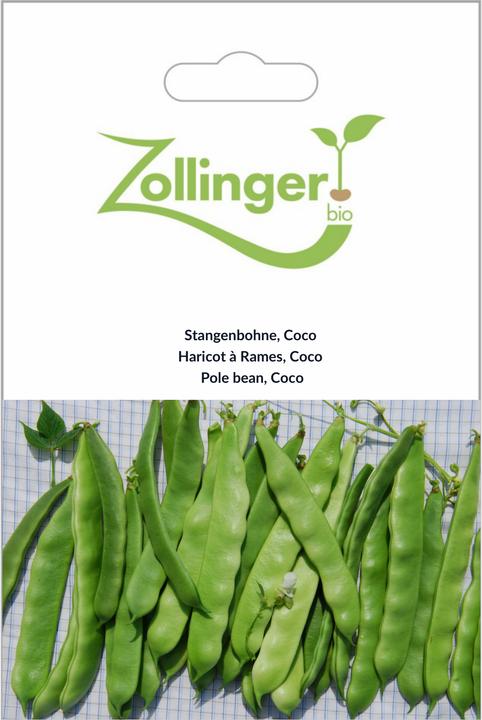 Produktbild Zollinger Bio Stangenbohne, Coco