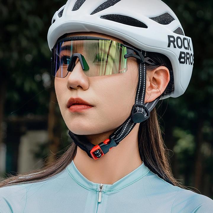 Immagine prodotto Rockbros Occhiali da ciclismo (Nero Trasparente, Nero trasparente)