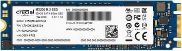 Actual product image Crucial SSD MX200 500GB, M.2 2280, SATA3 (500 GB, M.2)