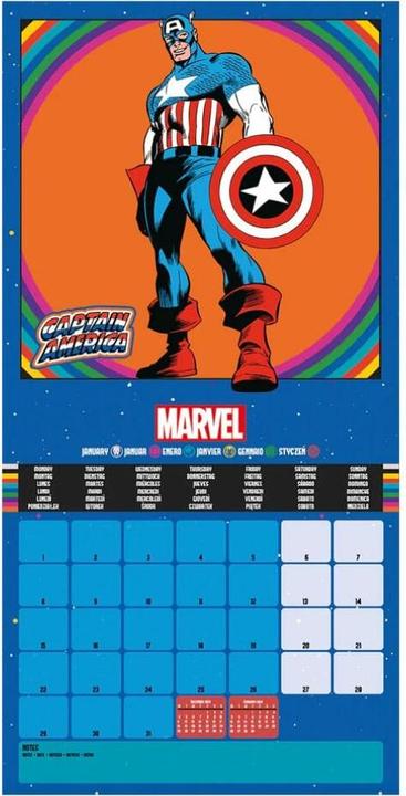 Produktbild Pyramid Marvel Kalender 2024 Super Heroes (30 x 30 cm)