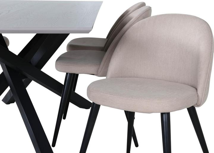 Actual product image Ebuy24 Piazza 20 dining set (7-piece) (MDF, Iron)